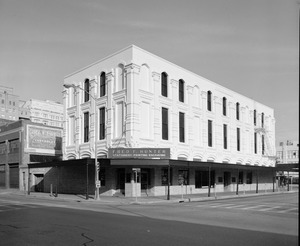PRINCIPAL (NORTH) AND WEST SIDES - Strand Historic District, Heidenheimer Building, 2127 Mechanic Street, Galveston, Galveston County, TX HABS TEX,84-GALV,38H-1