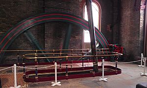 Prince Consort fly wheel at Crossness Pumping Station