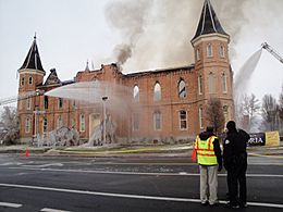 Provo Tabernacle Fire