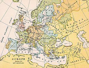 Public Schools Historical Atlas - Europe 14th century