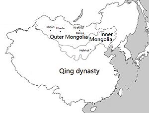 Qing dynasty and Mongolia