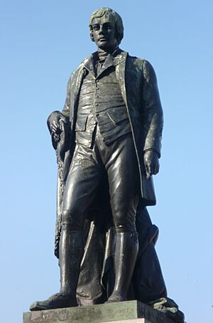 Robert Burns statue, George Square Glasgow