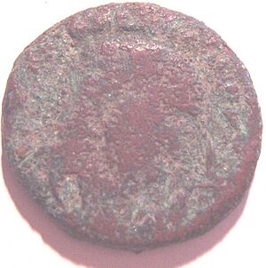 Roman coin found at the site of Bannaventa