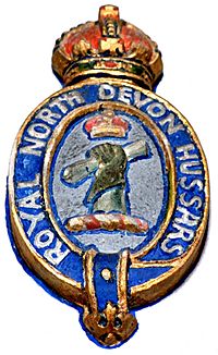 RoyalNorth DevonHussars Badge