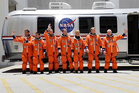 STS-124 Astrovan portrait