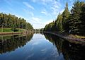 Saimaa canal at Lappeenranta Finland