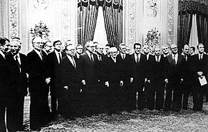 Sandro Pertini con governo