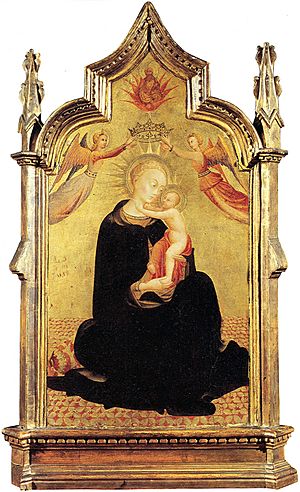 Sassetta Madonna and Child with Angels