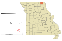 Location of South Gorin, Missouri
