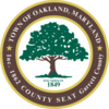 Official seal of Oakland, Maryland