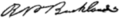 Signature of Ralph Pomeroy Buckland