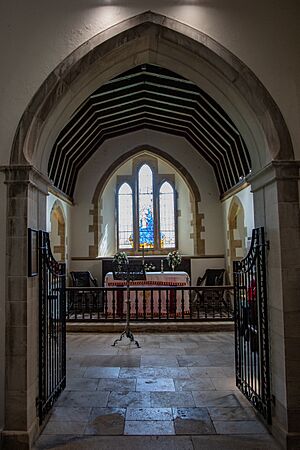 St Mary's Church, Tyneham inside