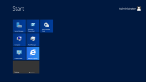 Start screen on Windows Server 2012