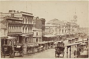 Swanston Street ca. 1873 Charles Nettleton State Library Victoria