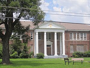 Tallulah (LA) High School across from Walnut Bayou IMG 0213