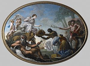 The East offering its riches to Britannia - Roma Spiridone, 1778 - BL Foster 245.jpg