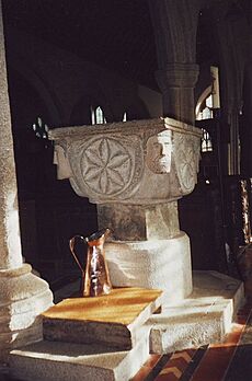 The font in St Nonna's, Altarnun - geograph.org.uk - 1593217
