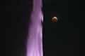 Total Lunar Eclipse with the Fountain