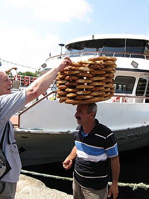 Turkish bagels seller, Istanbul