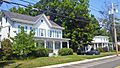 Victorian houses on Stage Road, Monroe, NY
