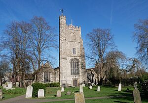 West Face of the Church of Saint Margaret, Barking (02).jpg