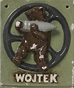 Wojtek Polish Bear plaque