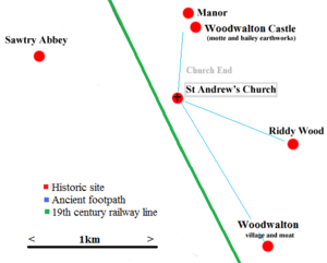 Wood Walton map