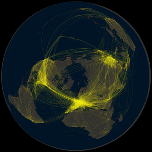 World Air Routes