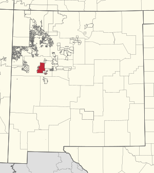 Location of Acoma Indian Reservation