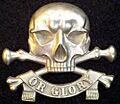 17th Lancers - cap badge, original, antique