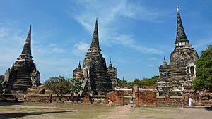 3 Chedis of Wat Phra Sri Sanphet