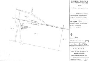 620 - Coppabella Blacksmith Shop, Stables and Burial Plot - PCO Plan Number 620 (5045070p1)