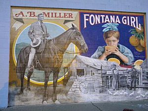 AB Miller in Fontana Mural