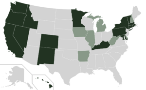 ACA health insurance exchanges by state