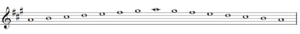 A Major Scale