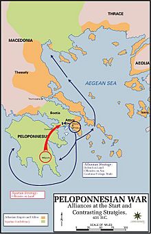 Alliances in the Pelopennesian War, 431 B.C. 1
