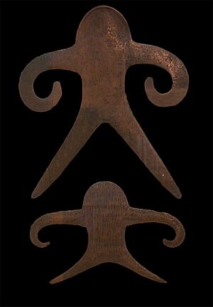 Anthropomorphic figures, chalcolithic,Yamuna-Ganga.BKB