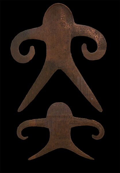 Anthropomorphic figures, chalcolithic,Yamuna-Ganga.BKB