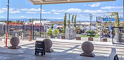 Berryessa Flea Market from new BART station (cropped).jpg