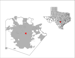 Location of Alamo Heights, Texas