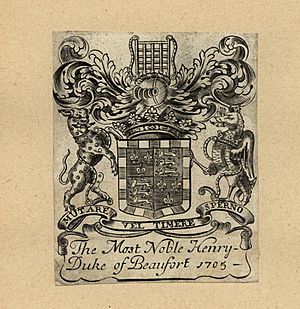 Bookplate-Henry Duke of Beaufort