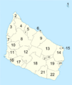 Bornholm municipality numbered