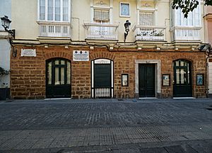 Cádiz plaque Manuel de Falla
