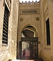 Cairo - Islamic district - Al Azhar Mosque and University - interior gate near women only area
