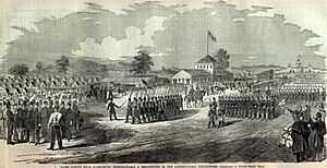 Camp Curtin, Harrisburg, Pennsylvania (Harper's Weekly, September 1862)