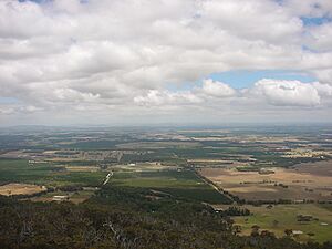 Castle rock facing south
