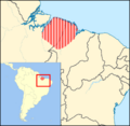 Cebus kaapori distribution