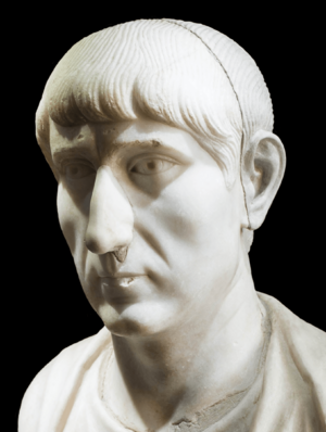 Constantius II bust crop