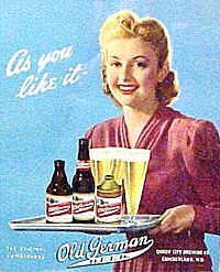 Cumberland md old german beer poster