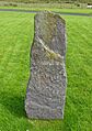 Draffen Stone, Standing Stone, Stewarton, East Ayrshire. East face